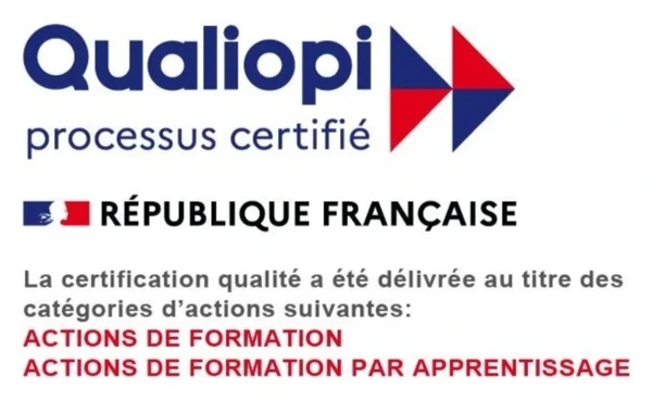 Badge de certification Qualiopi