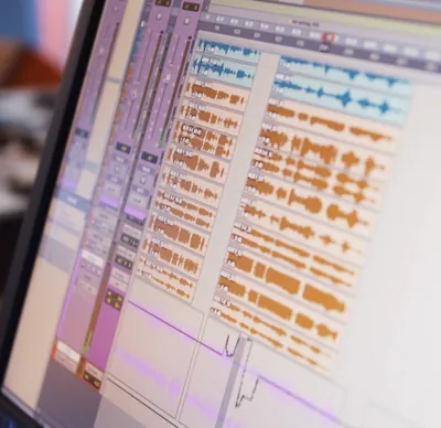 Session de mixage multipiste ouverte dans Pro Tools
